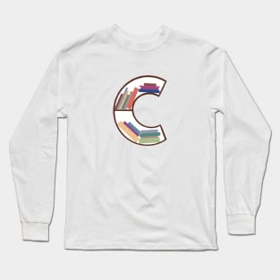 C Bookcase Long Sleeve T-Shirt